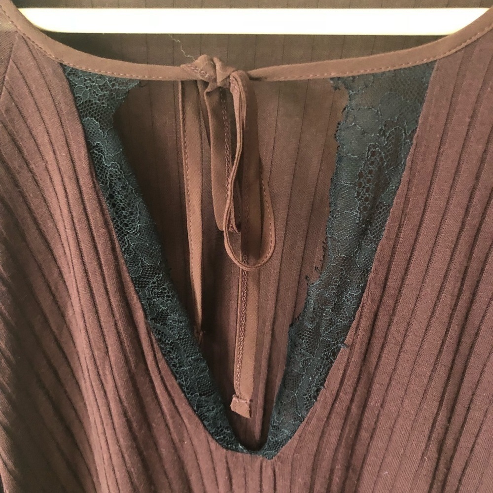 Zara Long Sleeve key hole top - Picture 3 of 5